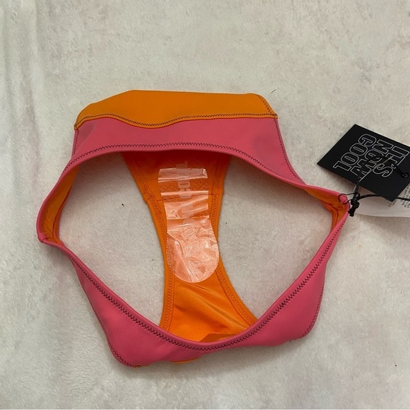 New! Free People Bikini Bottom in Saint Tropez Tangerin 28629 - Picture 4 of 10